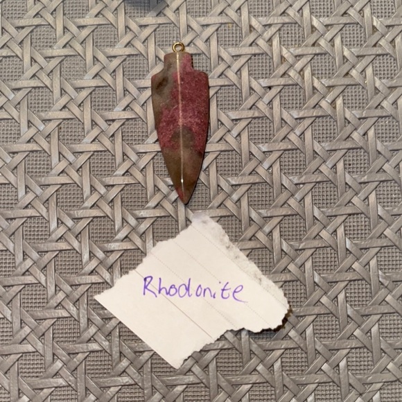 Rhodonite Pendant - Picture 1 of 3